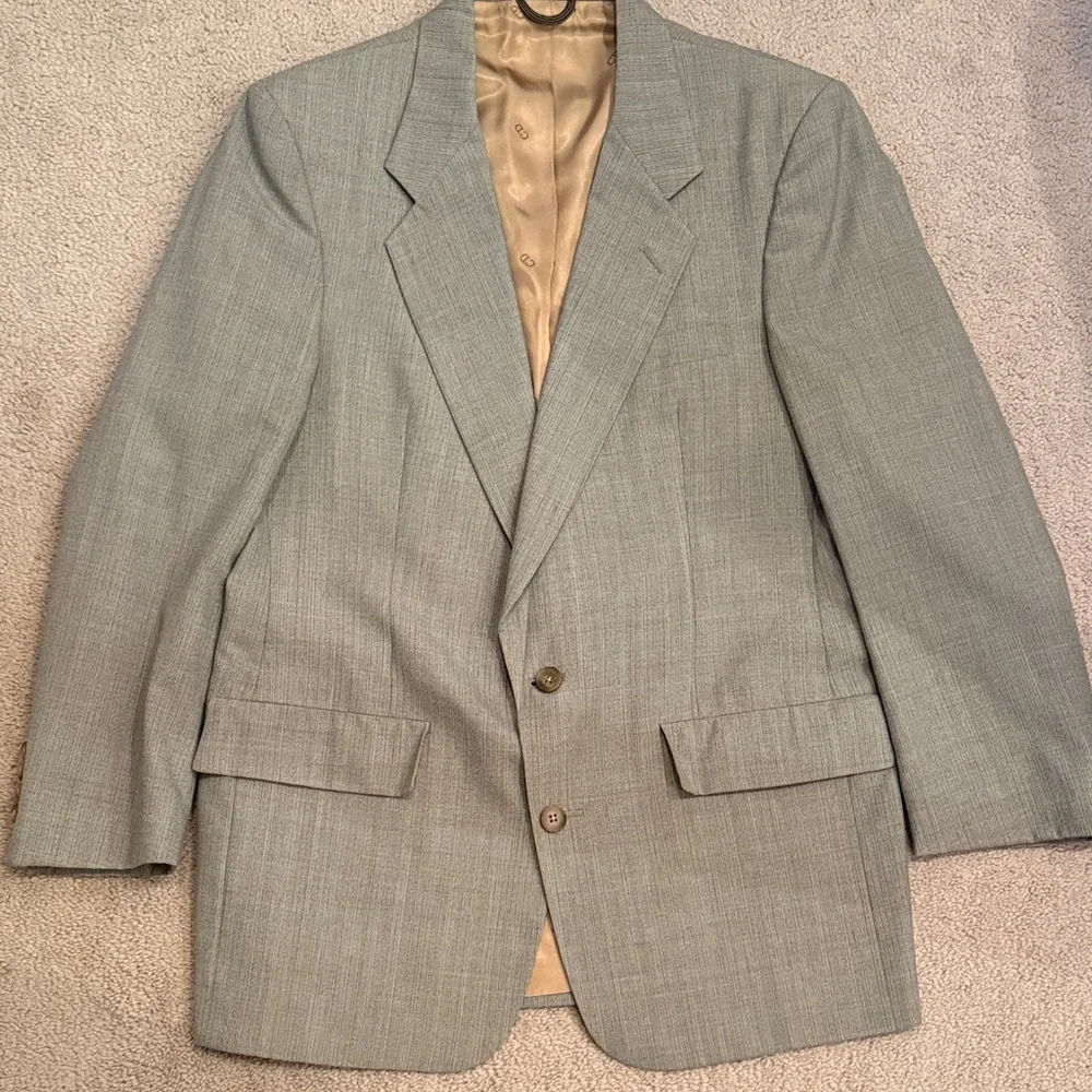 Dior Light Gray Men's Blazer Jacket